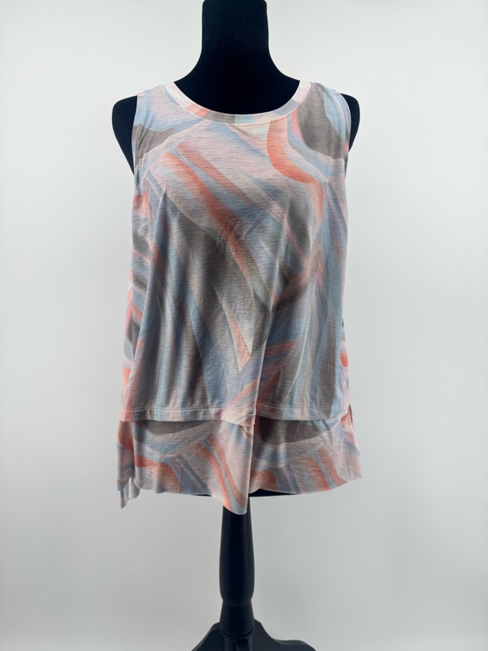 Calia Women’s Trapeze performance Tank Top in Blue & Coral size Large - Picture 3 of 10